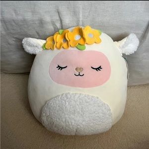 Sophie the Lamb 12” Flower Crown Squishmallow BNWT